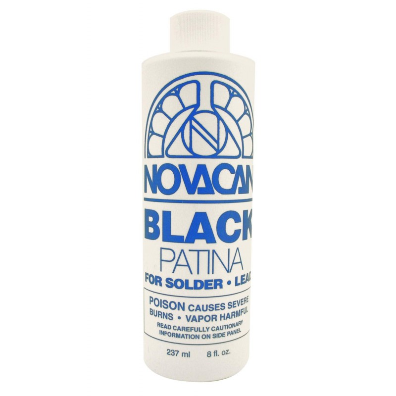 Patina Novacan color Negro para Soldadura / Plomo - 8 oz