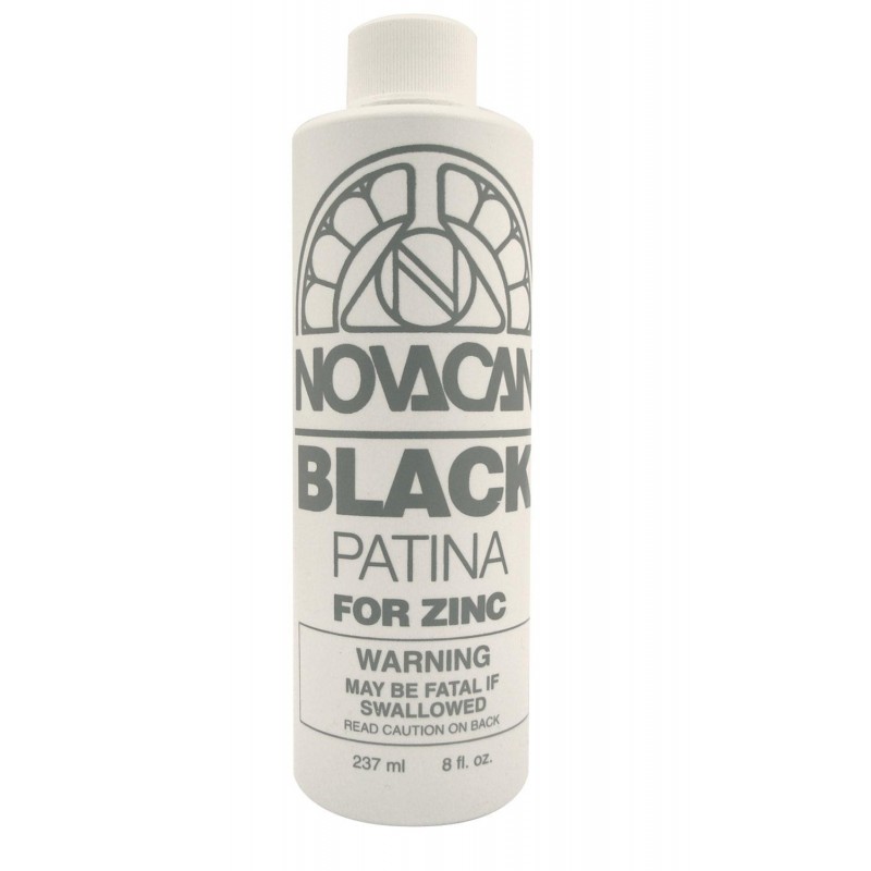 [513004] Patina Novacan color Negro para Zinc - 8 oz