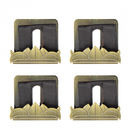 Clips de Espejo Antique Gold Quartet - Malibu