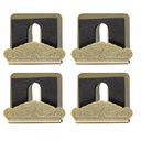 Clips de Espejo Antique Gold Quartet - Naples 