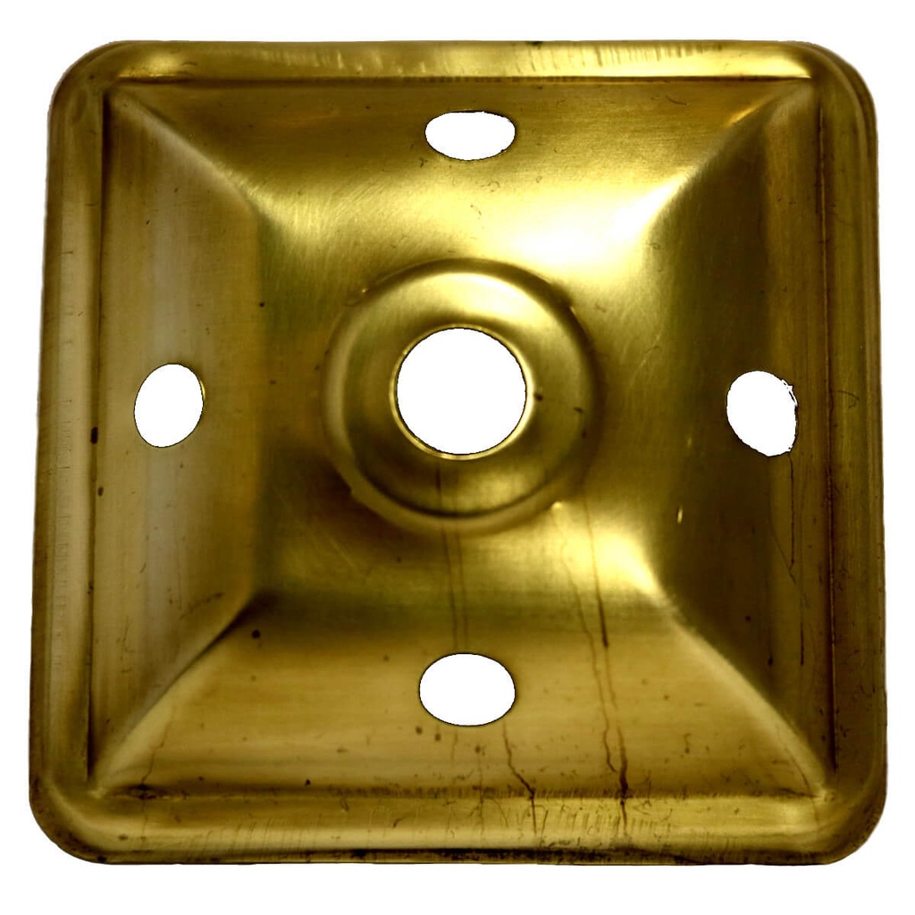 Tapa para Lámpara Cuadrada - 2-7/8" c/Orificios
