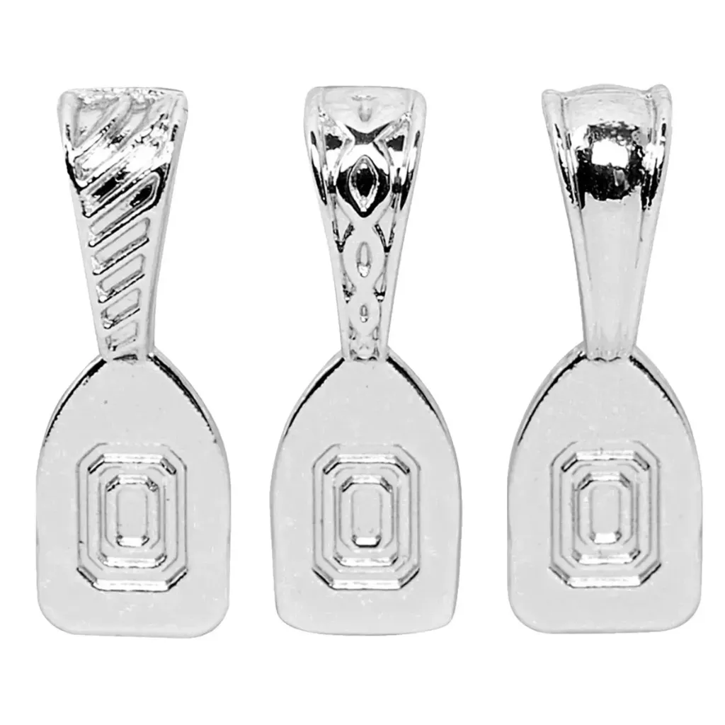 [738009] Variedad de Colgantes Chicos Chapados en Plata - 8pzas