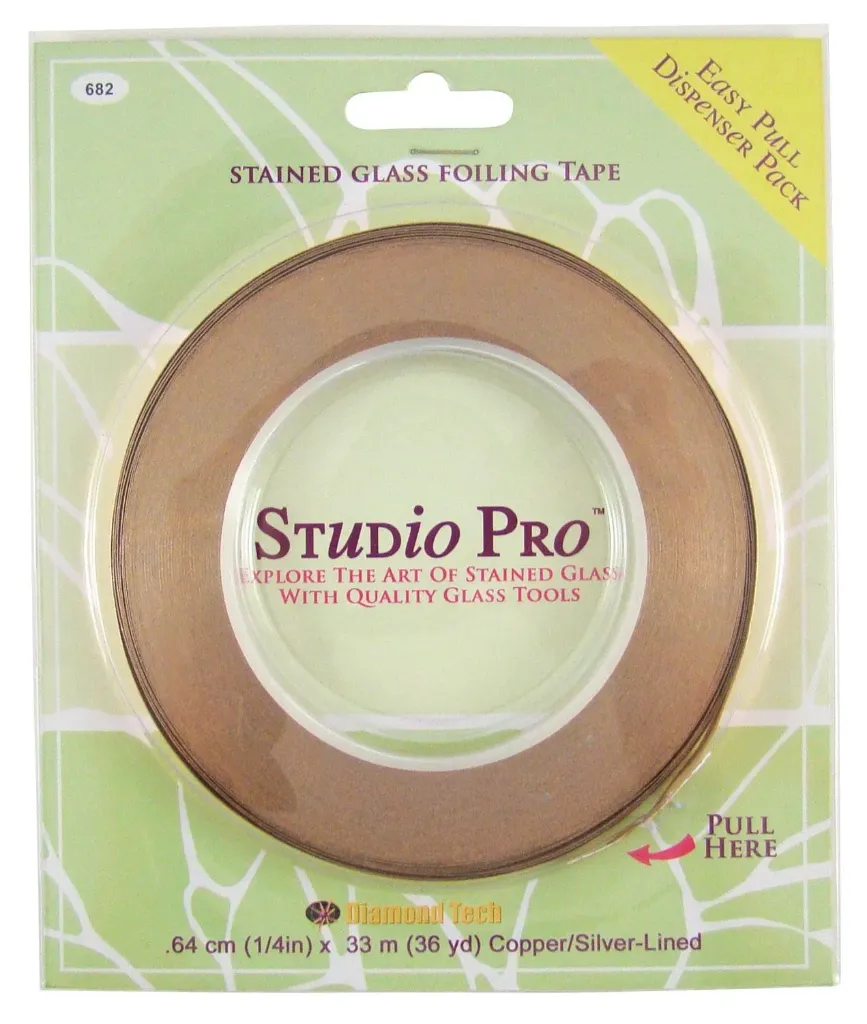 Cinta de Cobre Studio Pro Reverso Plata 1/4" - 1.0mil