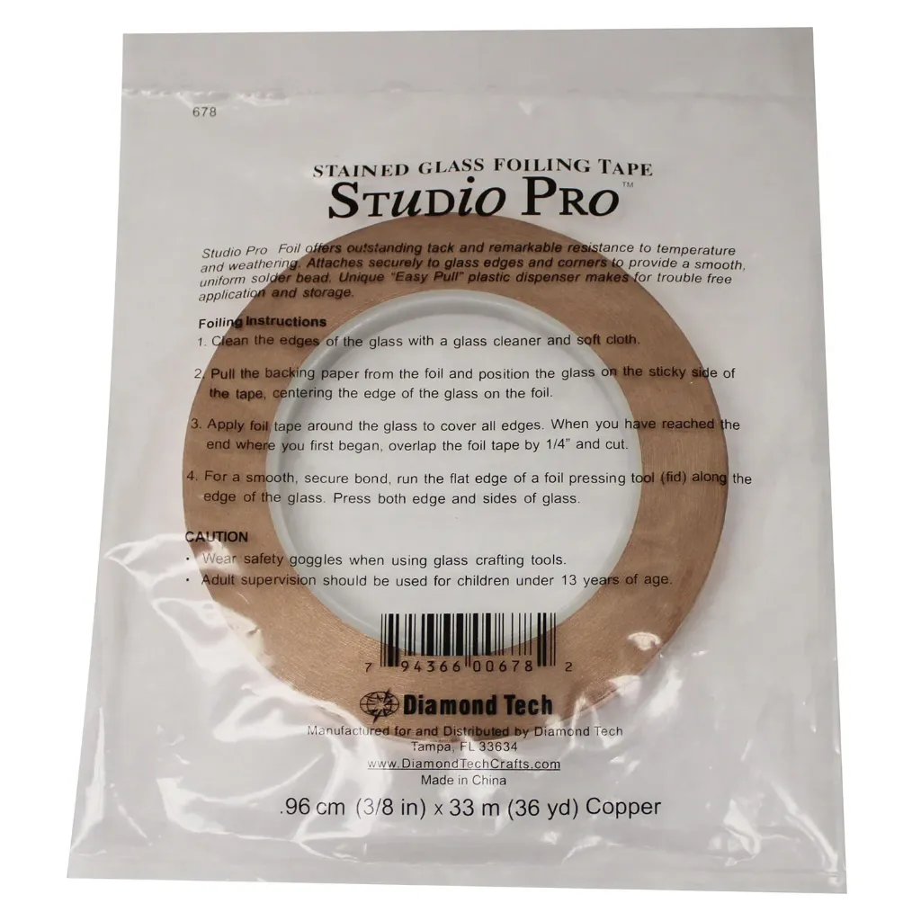 [203010] Cinta de Cobre Studio Pro Reverso Plata 3/8" - 1.0mil
