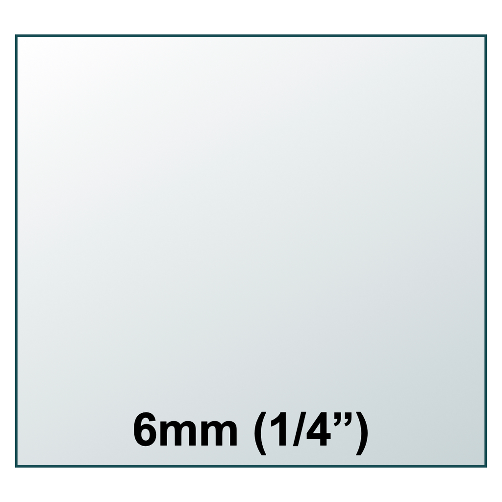Vidrio Claro - 6mm (1/4")
