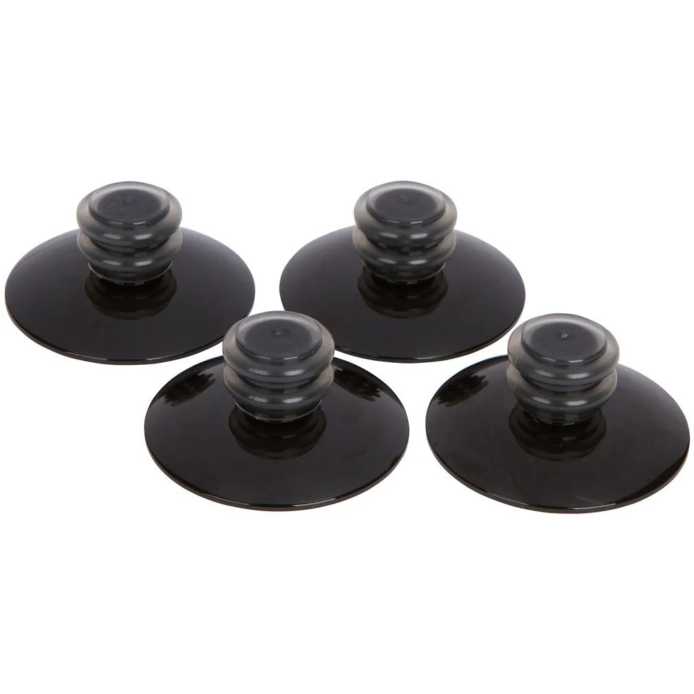 [402046] Glastopper para Cuellos de Botella Color Negro - 4pzs