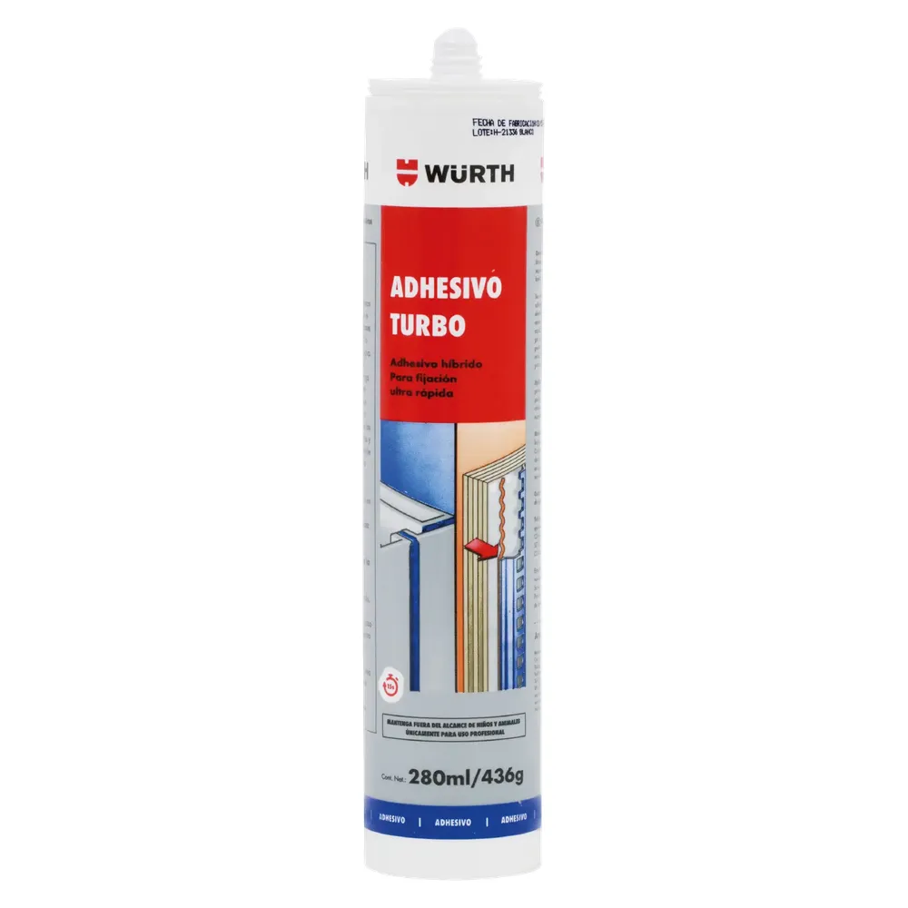 [498154] Adhesivo Turbo High Tack Würth - 280ml